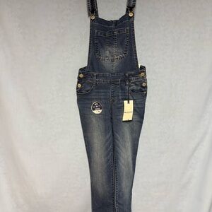Wallflower Denim Overalls size Small Insta Stretch NWT Eco